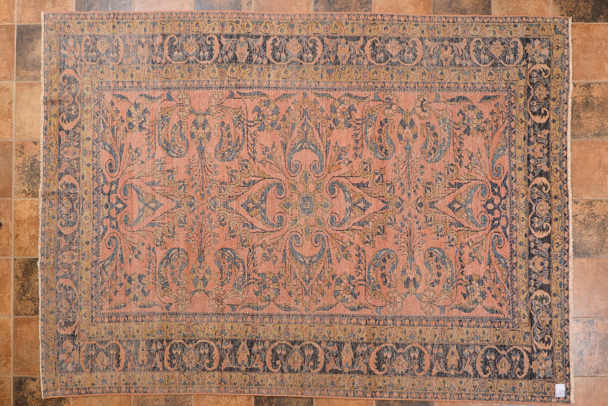 Other Antique Elegant Rare Oriental Carpet For Sale