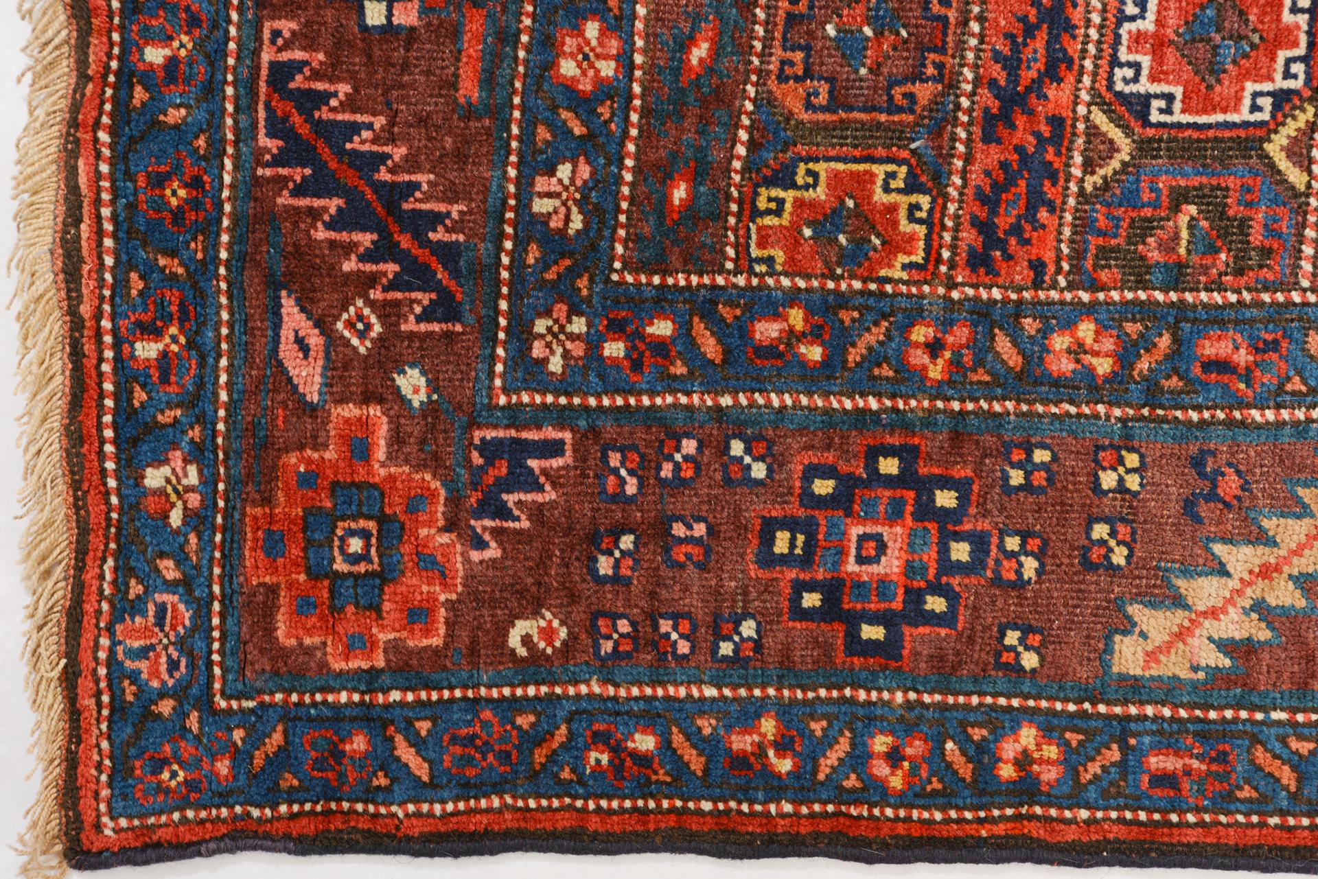 Hand-Knotted Old Oriental Carpet 
