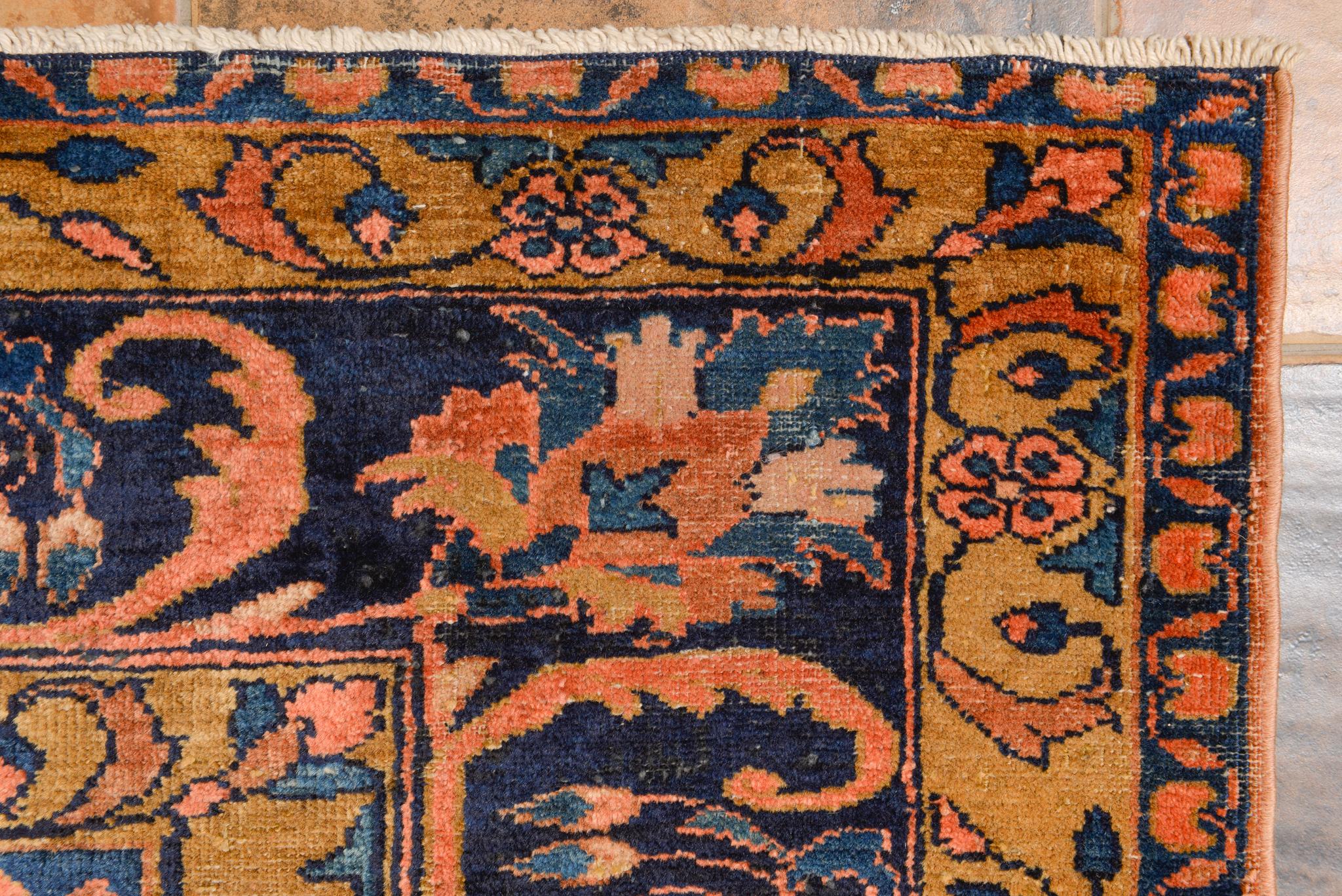 20th Century Antique Elegant Rare Oriental Carpet For Sale