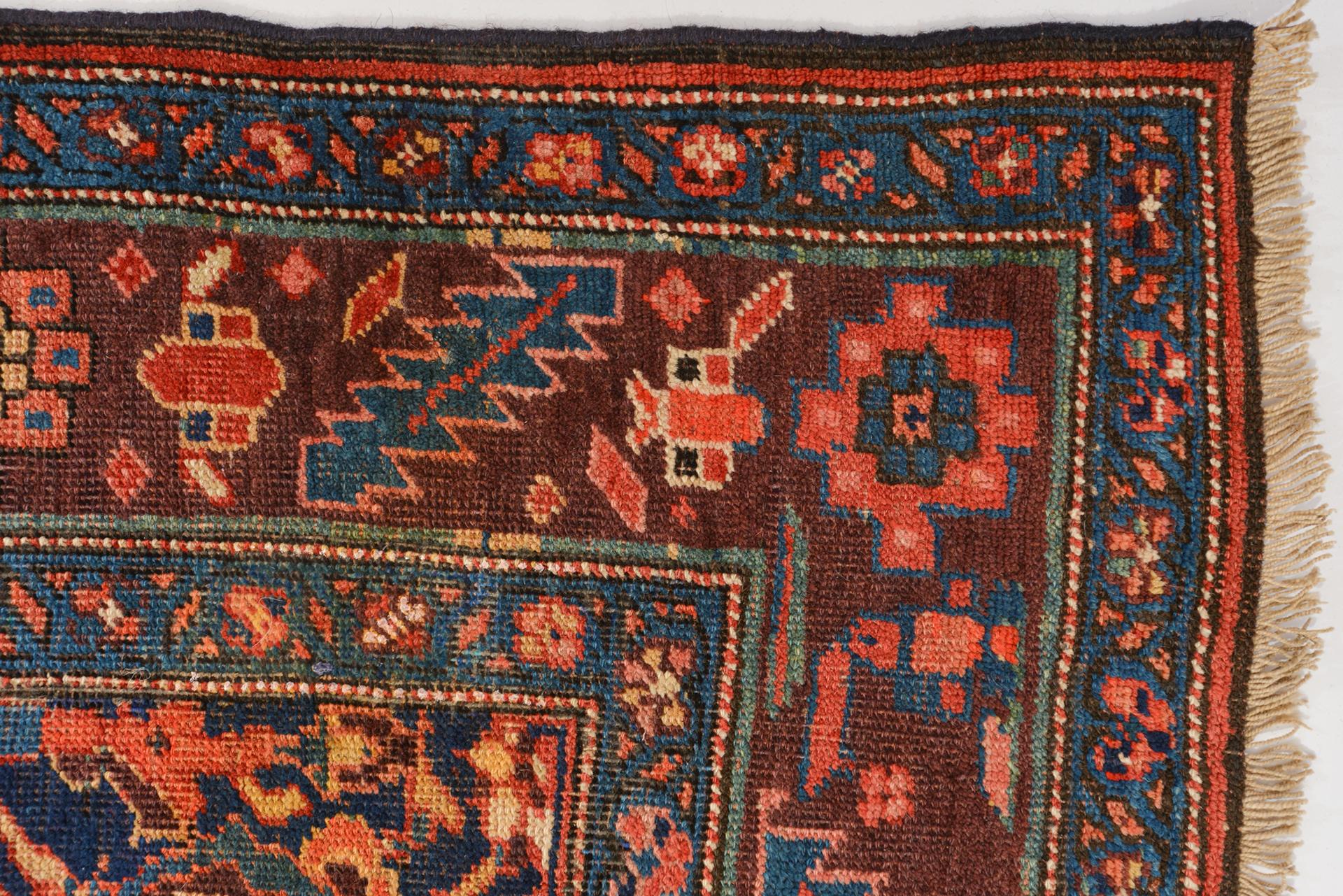 Wool Old Oriental Carpet 