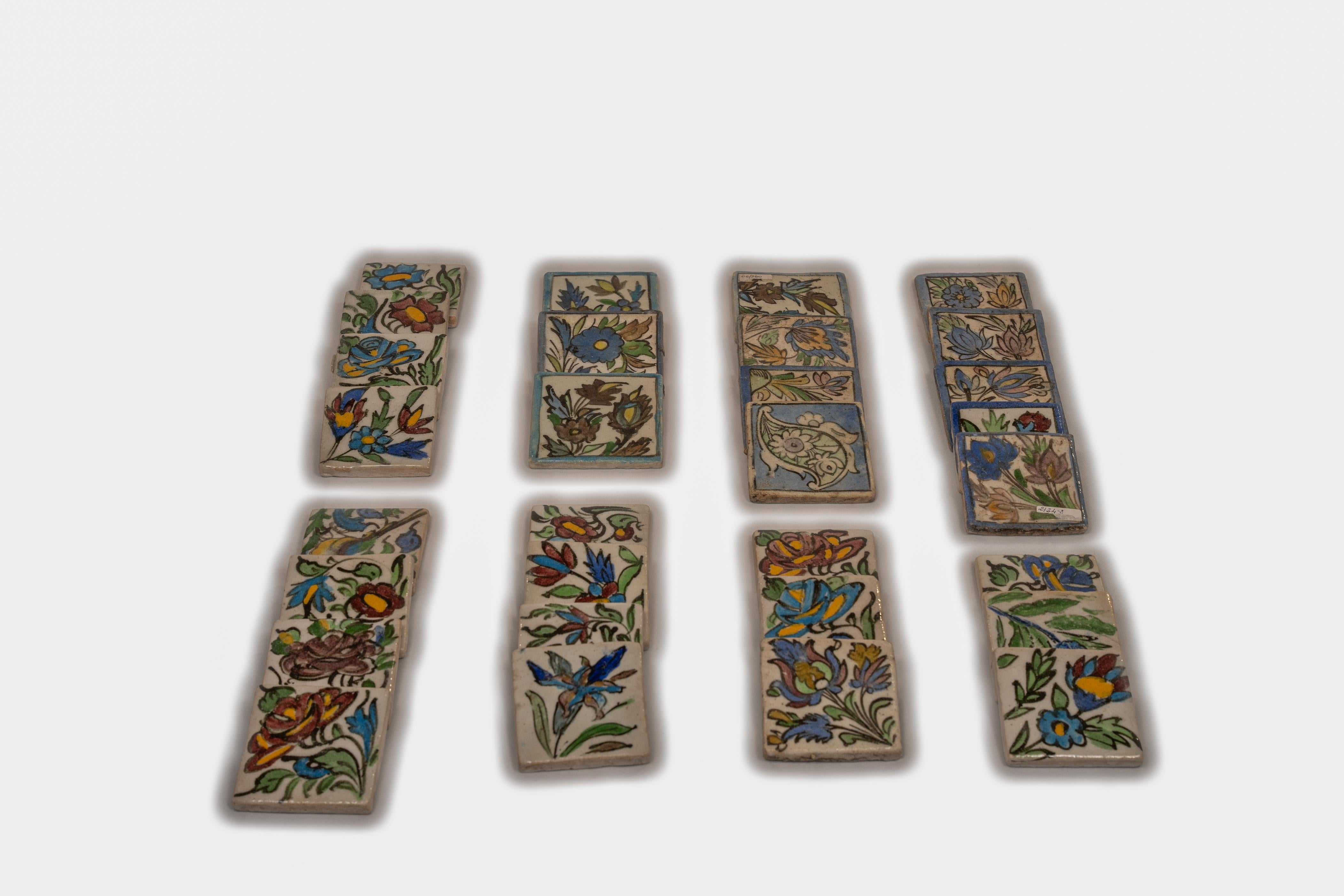 Other Old Oriental Ceramic Pottery Tiles For Sale
