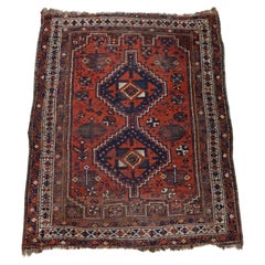 Old oriental rug with beautiful colors and a nice vintage look 155x112 cm