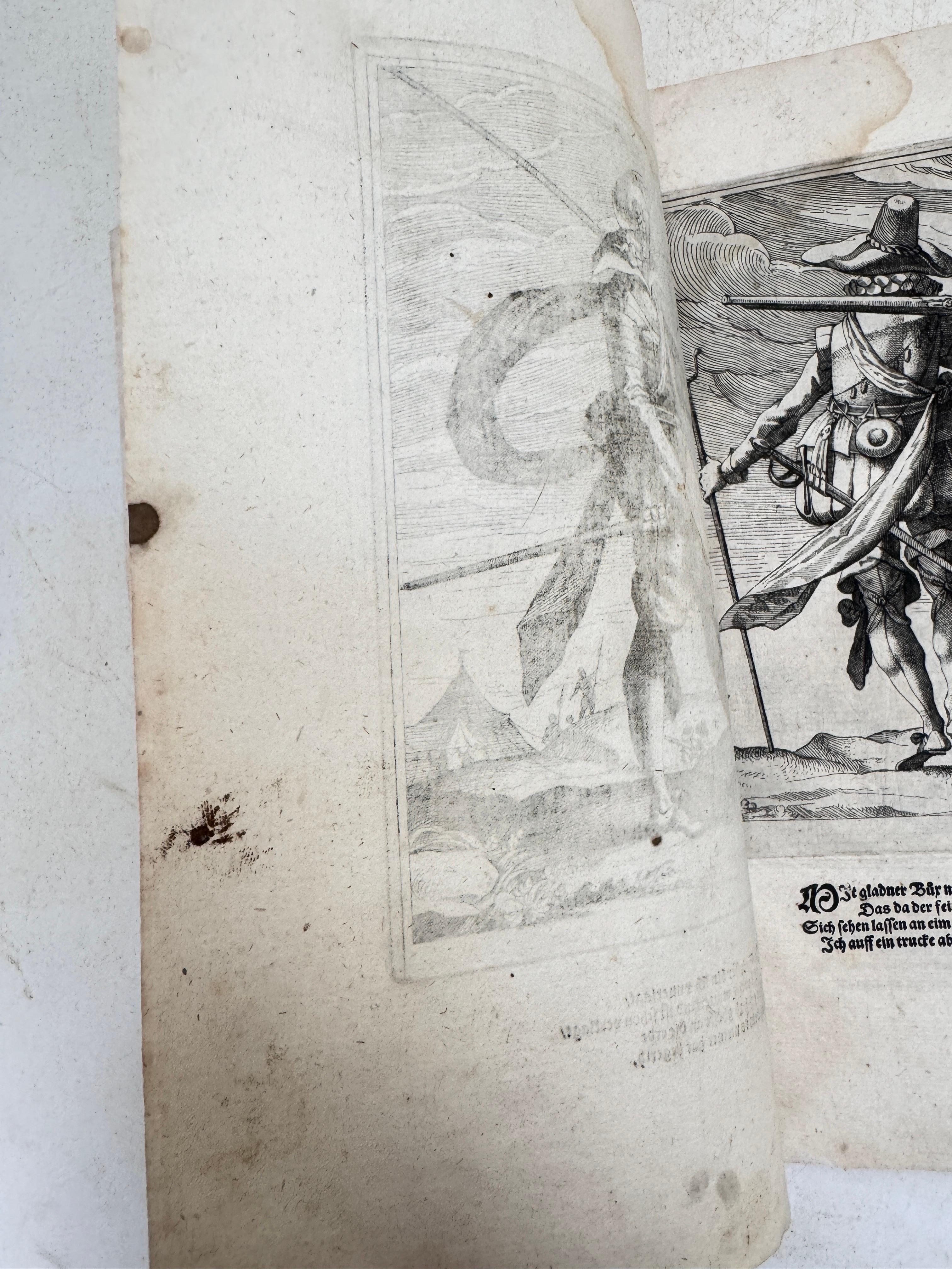 Ancienne gravure originale  avec des personnages hollandais du 17e siècle Ensemble de 12 en vente 4