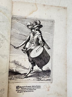 Old Original Engraving  with soldiers characters Dutch 17th Century Set of 12