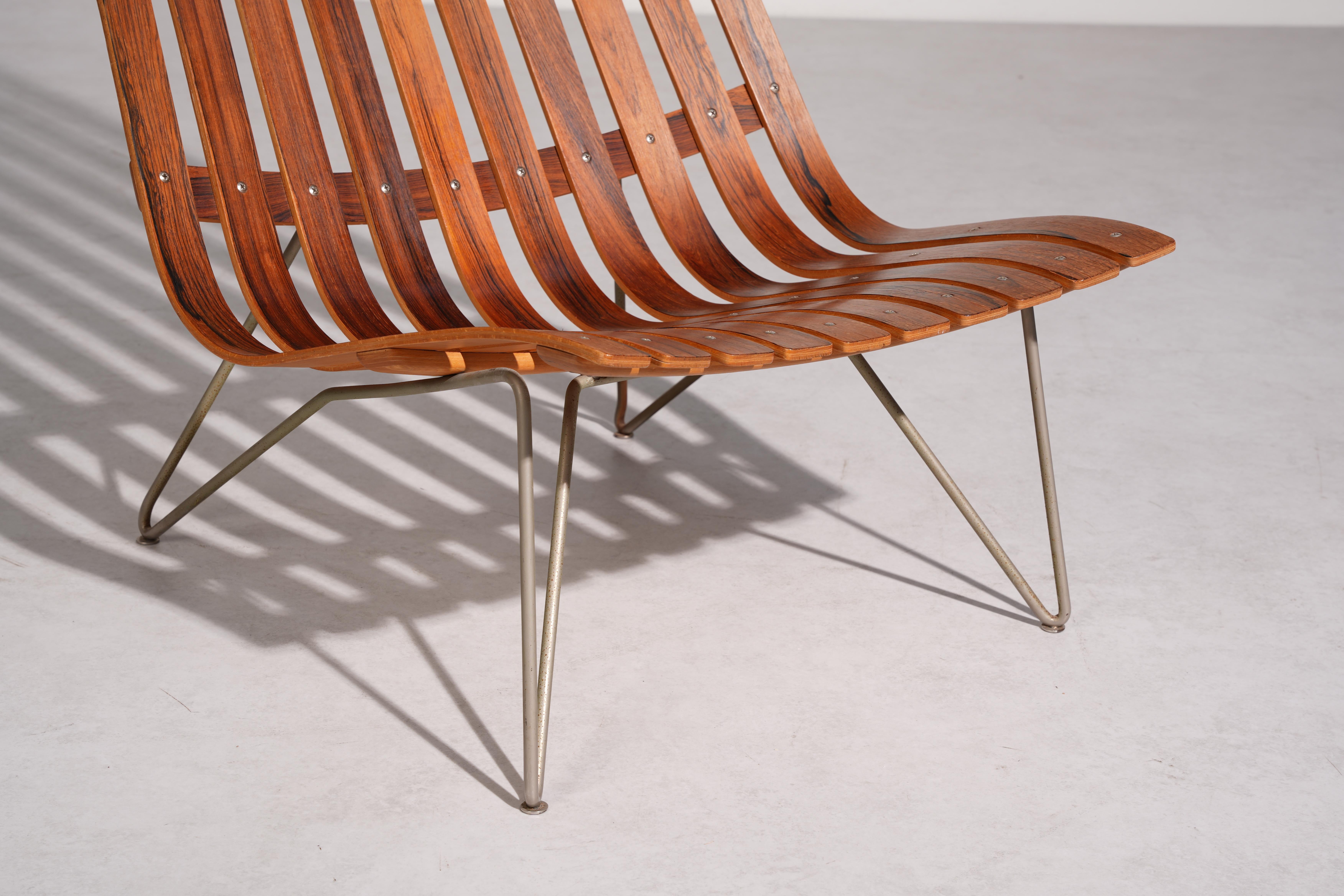 Ancien Original Hans Brattrud for Hove Møbler 'Scandia' Lounge Chair, 1957 en vente 3