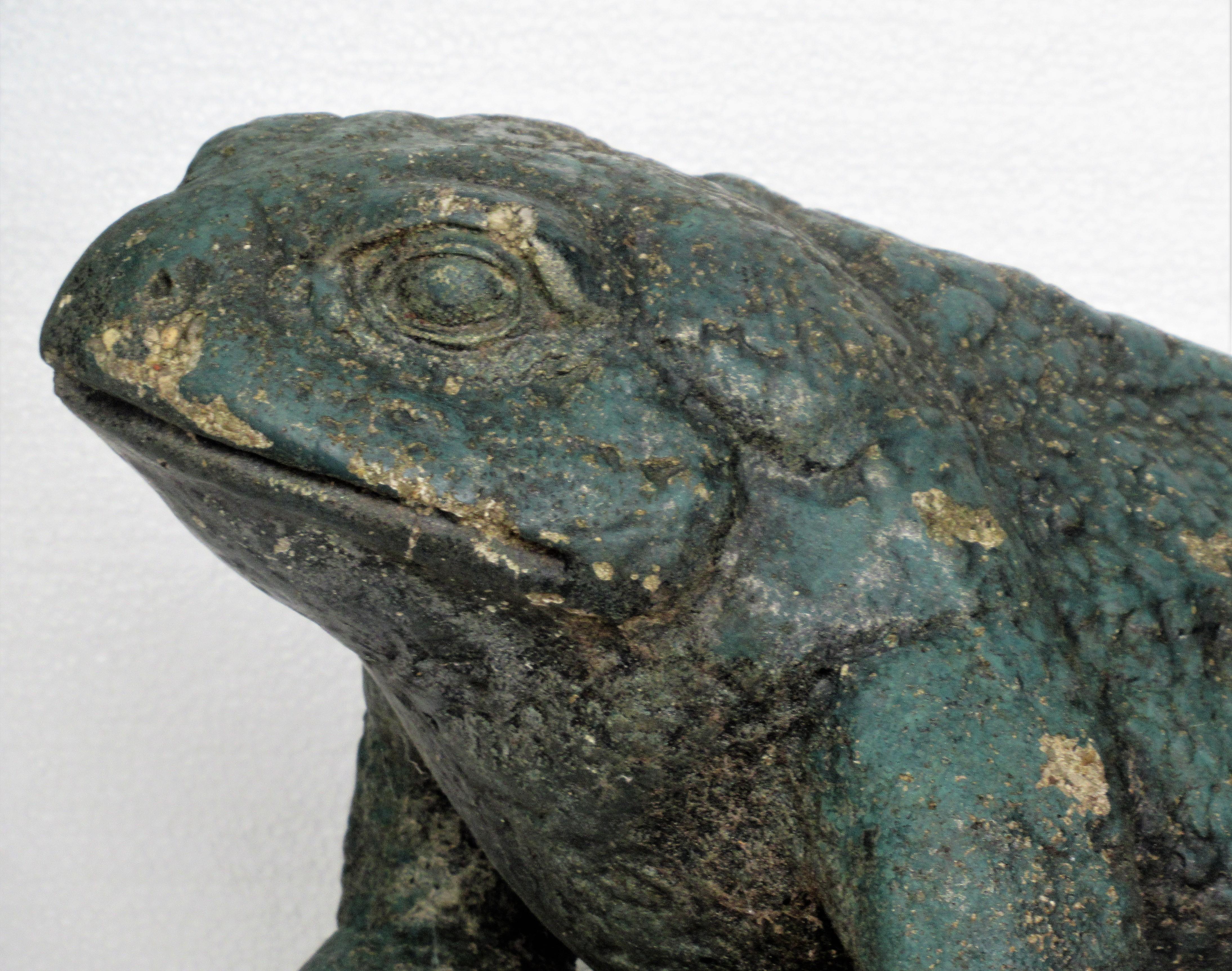  Old Painted Stone Garden Toads 14