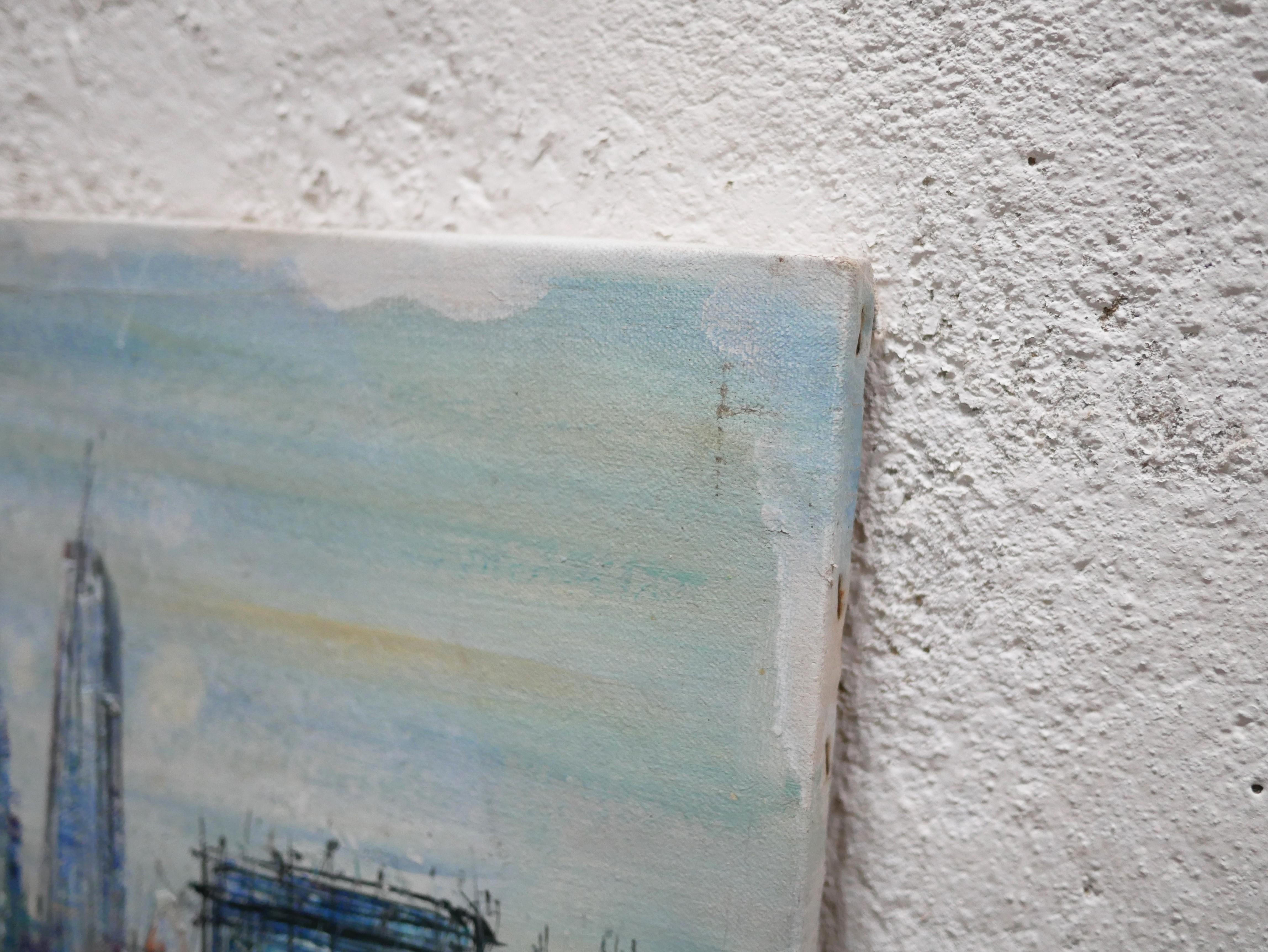 Altes Gemälde, Öl auf Leinwand, signiert Suzanne Duchamp im Angebot 2