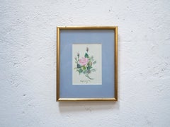 Vieille peinture sur papier