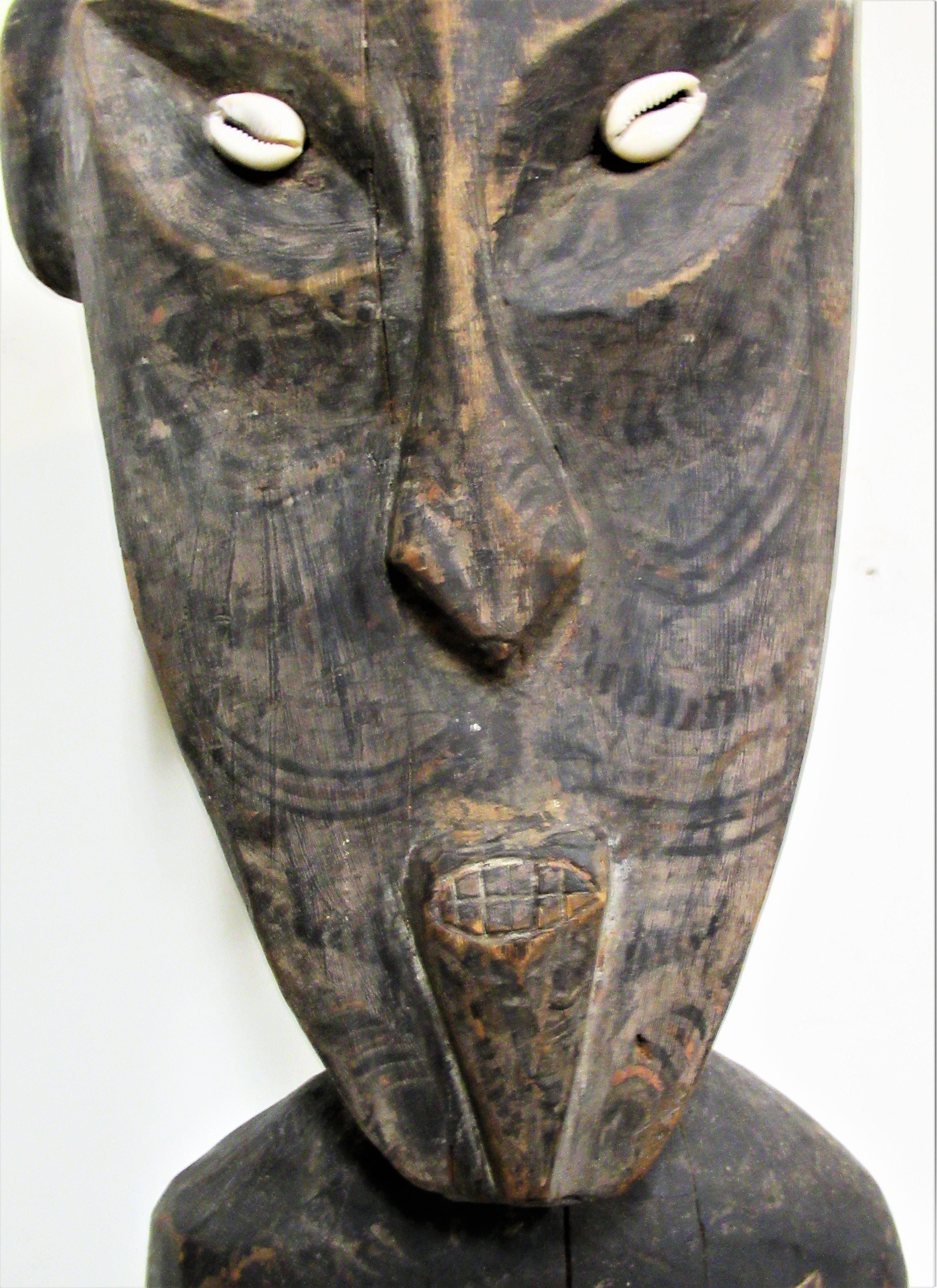 Tribal Old Papua New Guinea Ancestral Standing Figure For Sale