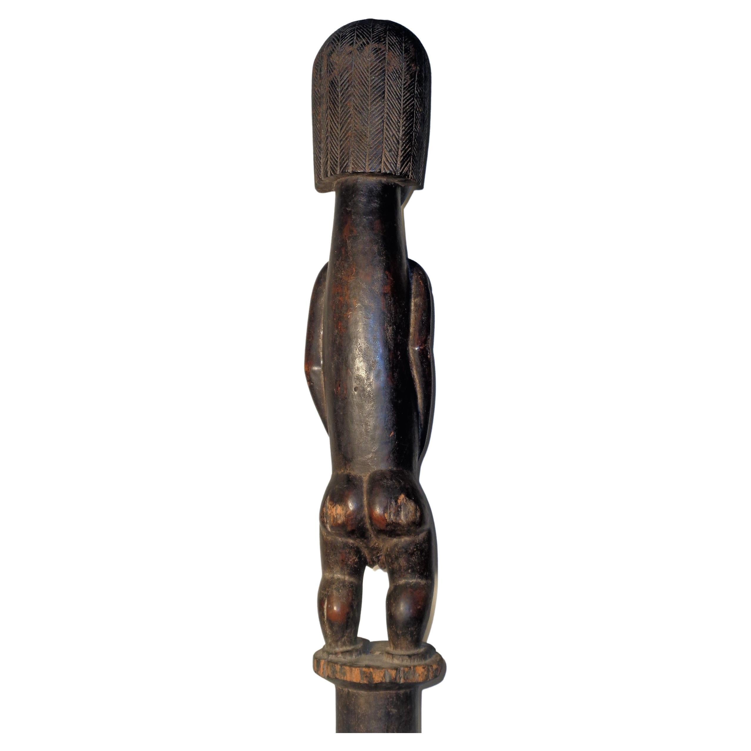  Oceanic Islands Carved Wood Male Figure For Sale 6