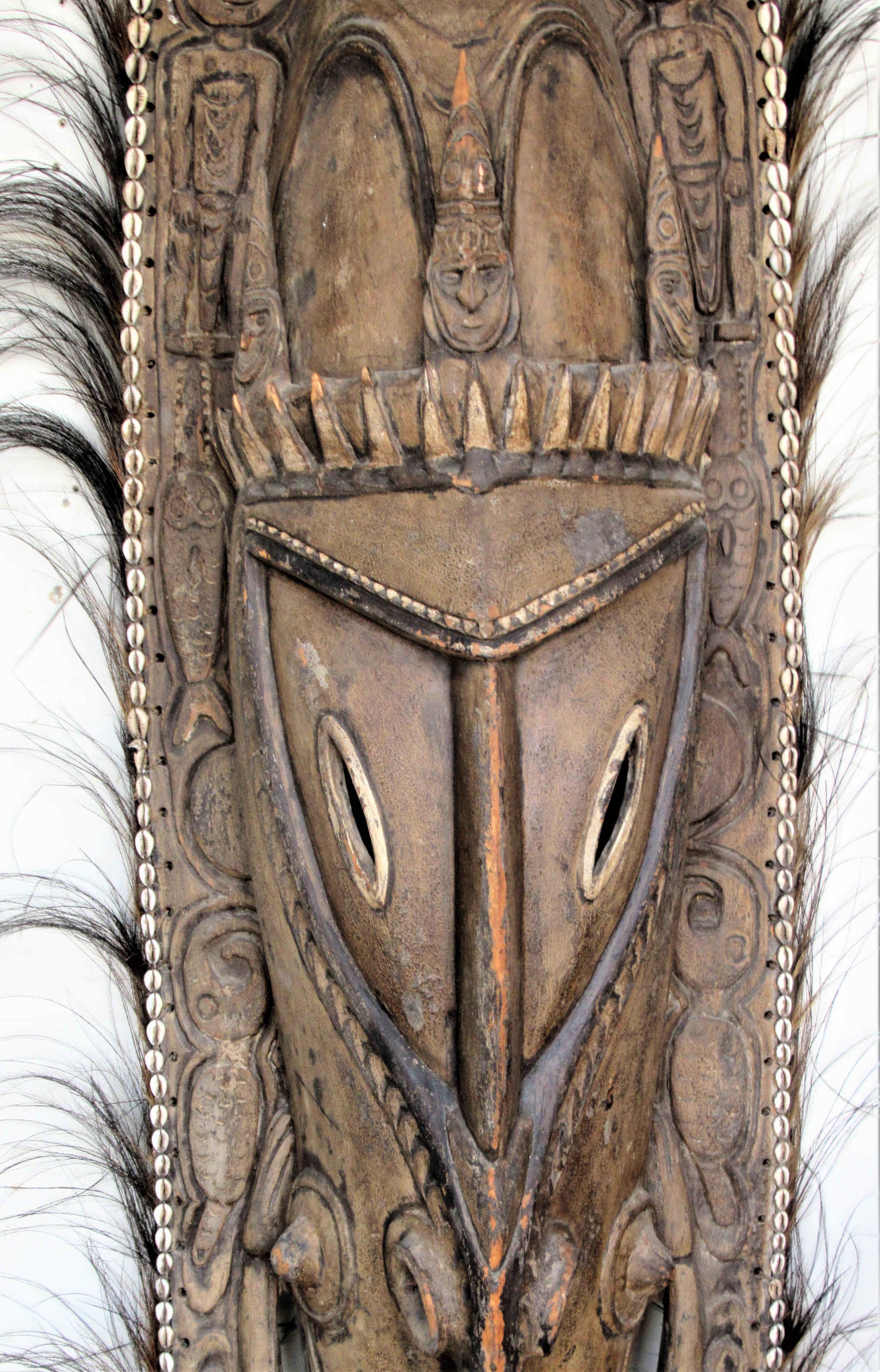 Shell Old Papua New Guinea Men's Sacred Spirit House Totem