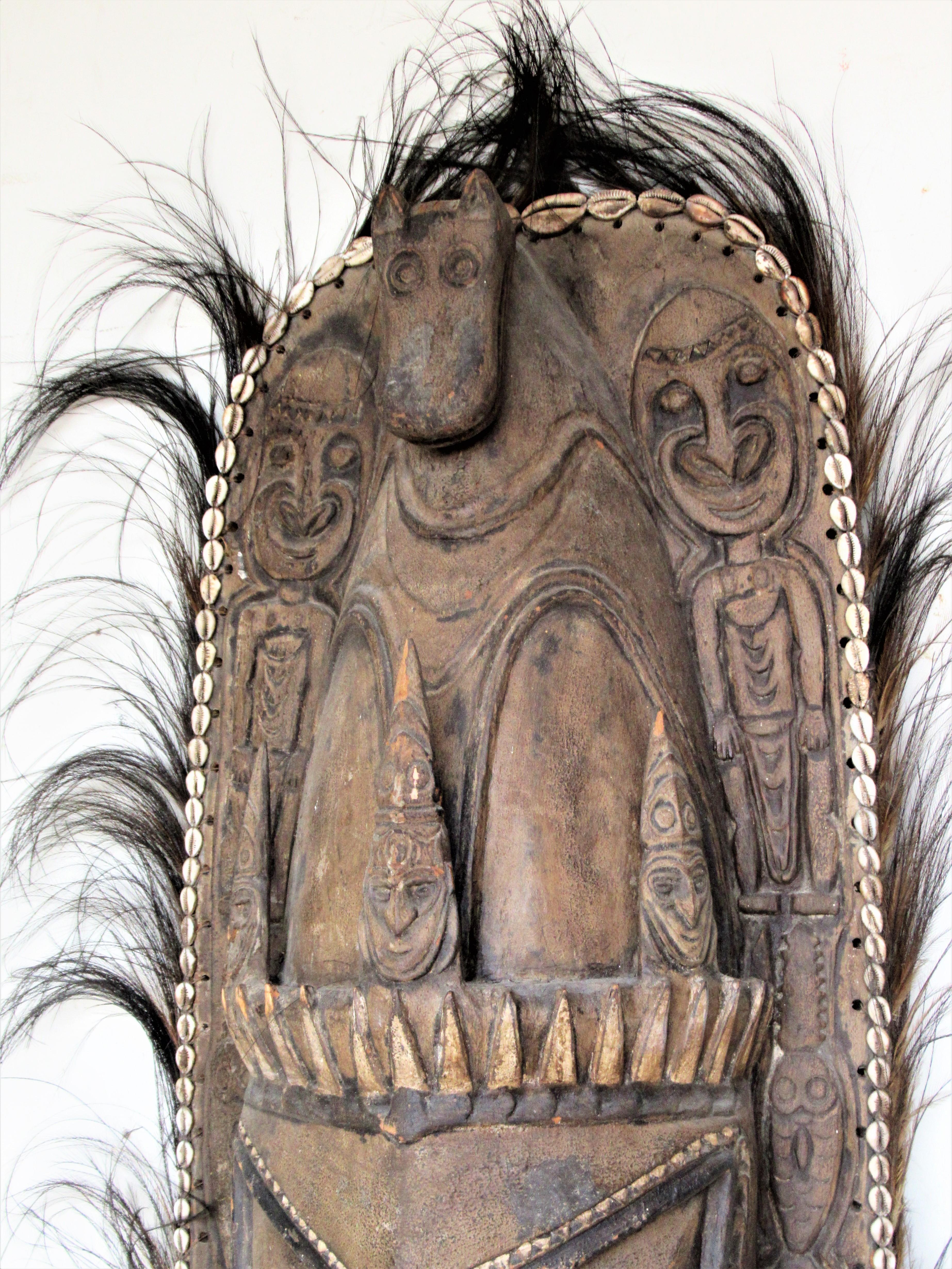 Old Papua New Guinea Men's Sacred Spirit House Totem 8