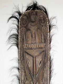 Old Papua New Guinea Men's Sacred Spirit House Totem