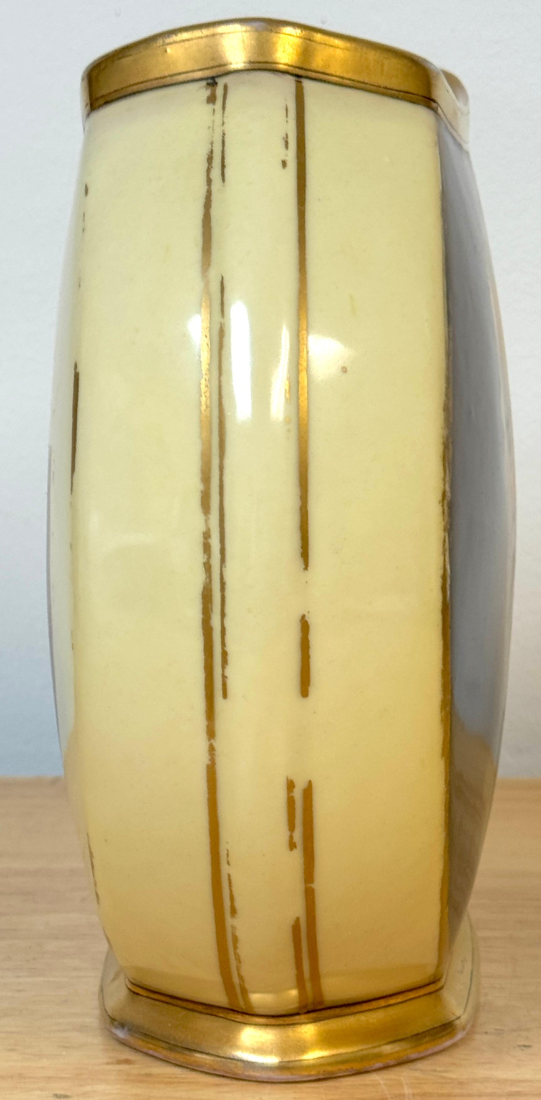 Old Pariser Porzellanvase von Henry Wadsworth Longfellow mit poetischer Inschrift (19. Jahrhundert) im Angebot