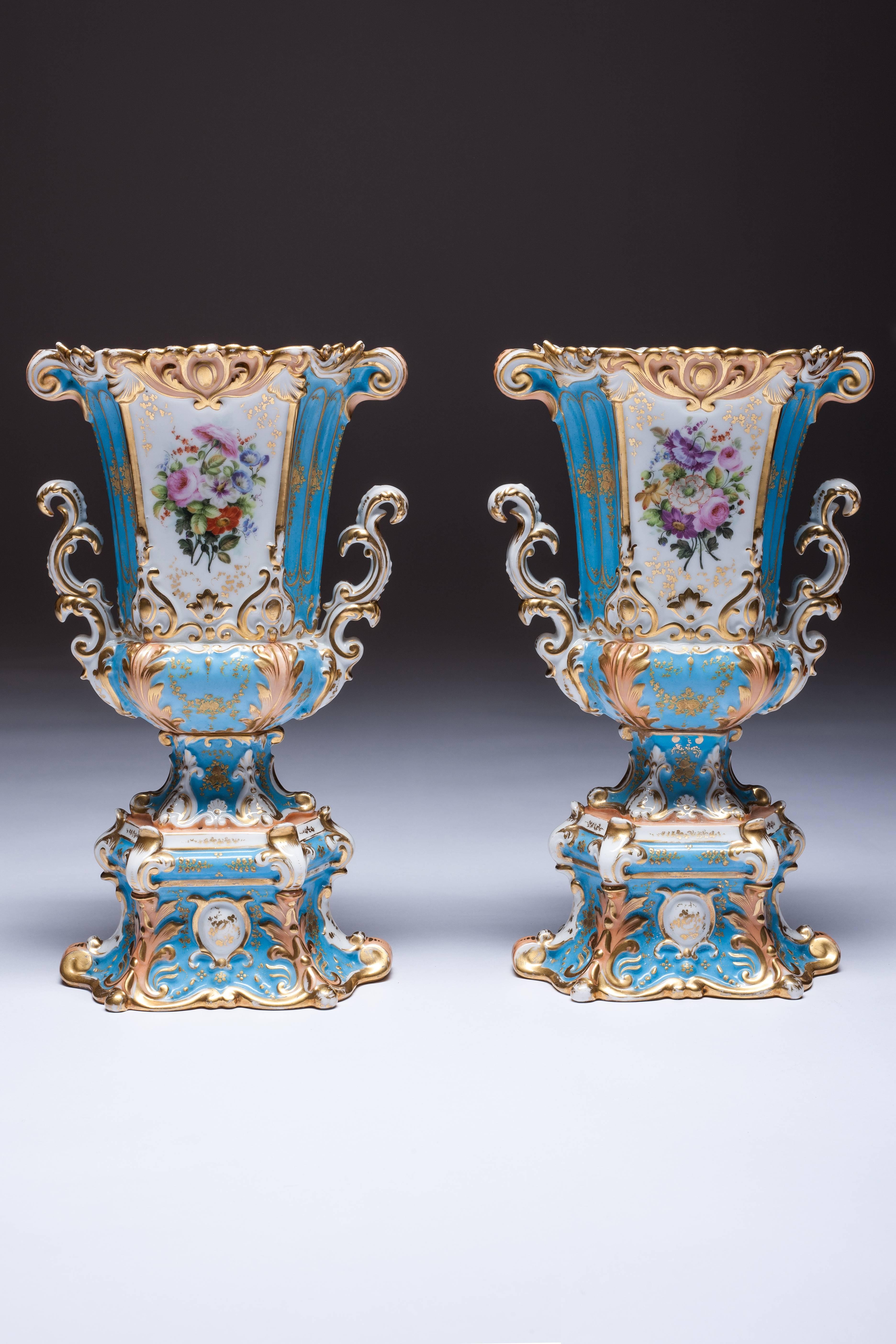 Old Paris vases For Sale 3