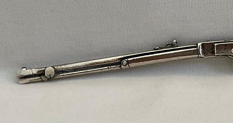 Old Pawn Sterling Silver #73 Rifle Replica For Sale at 1stDibs