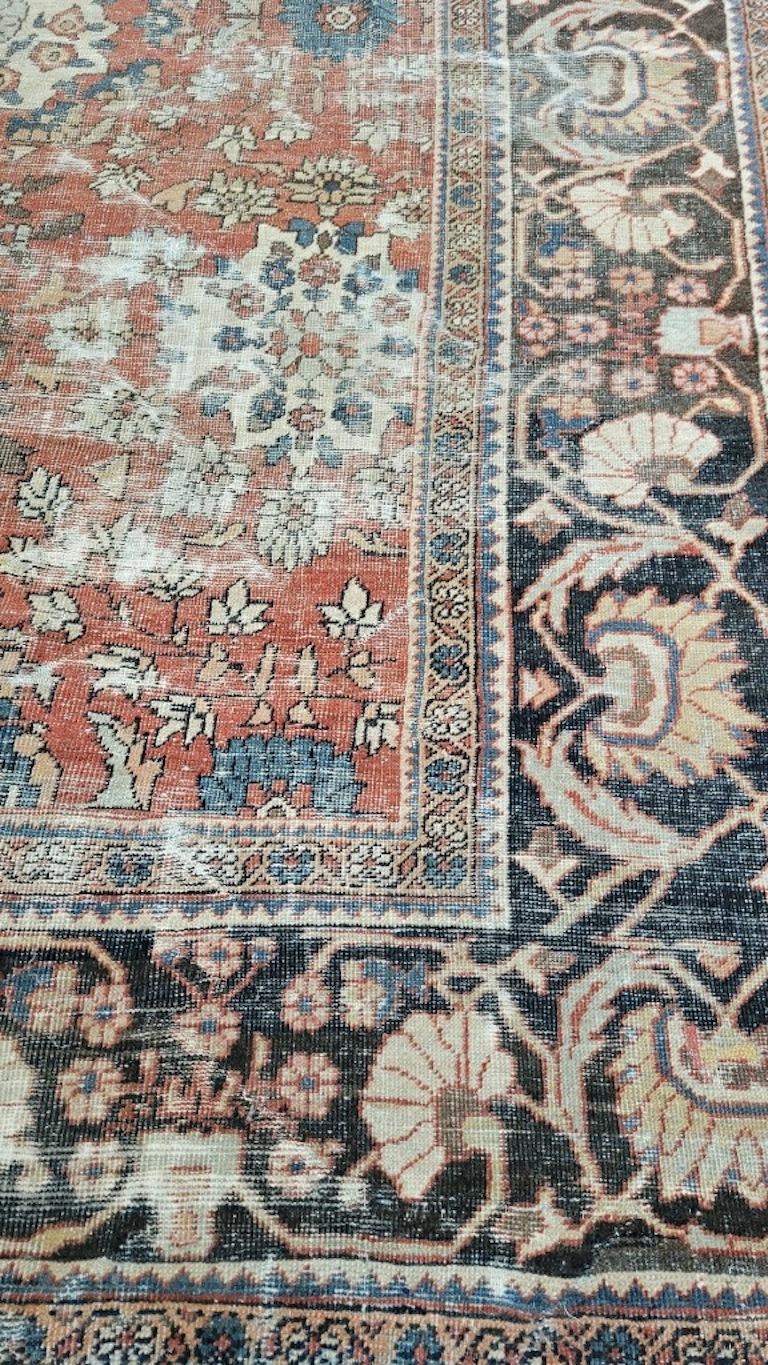 Metà XX secolo Tappeto d'area Old Persian 9x12 Mahal in vendita