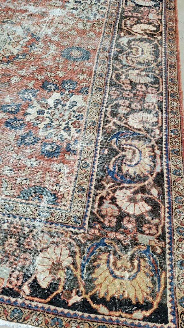 Lana Tappeto d'area Old Persian 9x12 Mahal in vendita