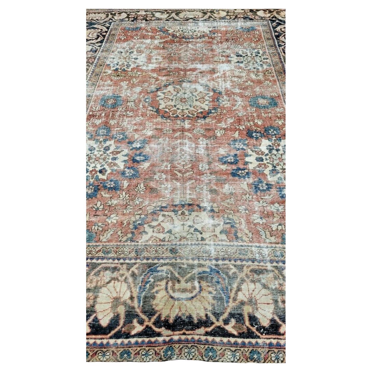 Old Persian 9x12 Mahal Area Rug