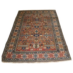 Old Persian Ardabil Region Rug with Caucasian Perepedil Design