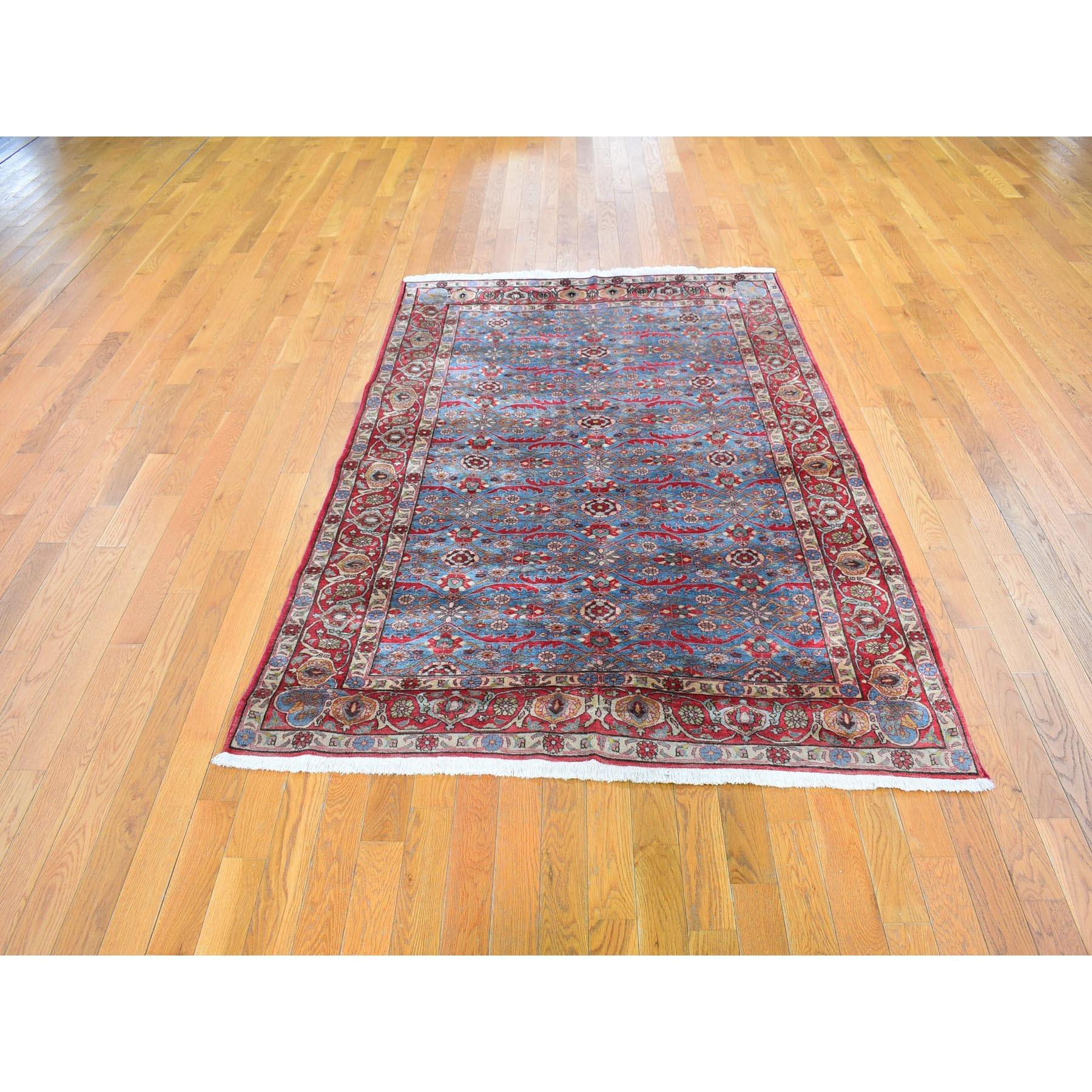 This fabulous hand-knotted carpet has been created and designed for extra strength and durability. This rug has been handcrafted for weeks in the traditional method that is used to make
Exact Rug Size in Feet and Inches : 4'9