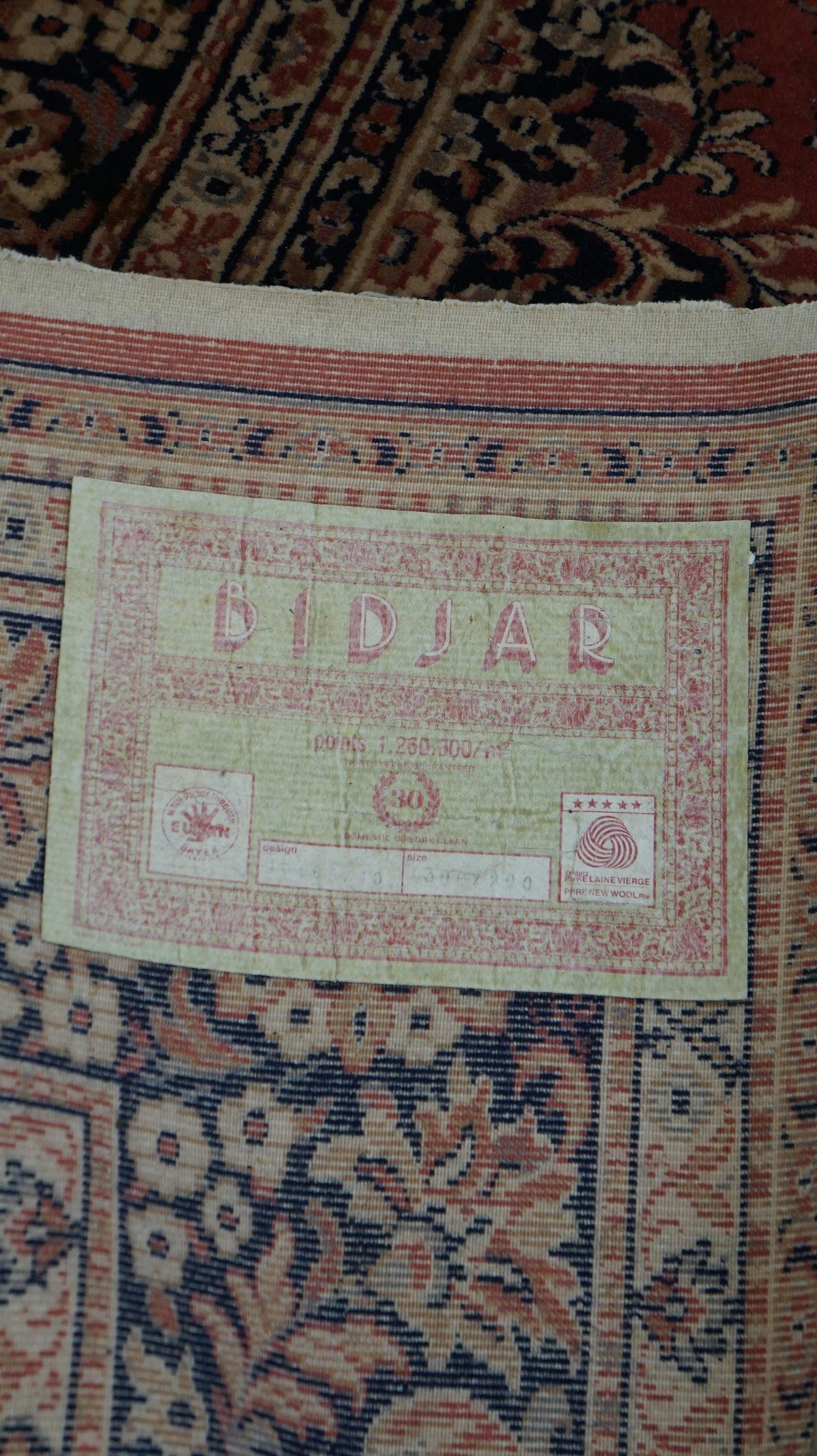 Vieux tapis oriental rose, rouge et bleu avec beau motif, 285 x202 cm en vente 3