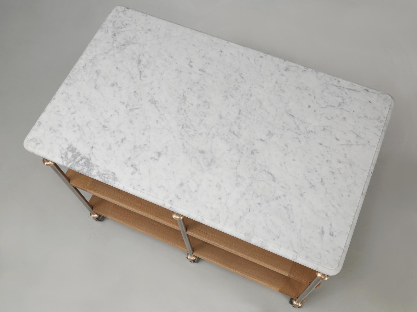 marble kitchen island