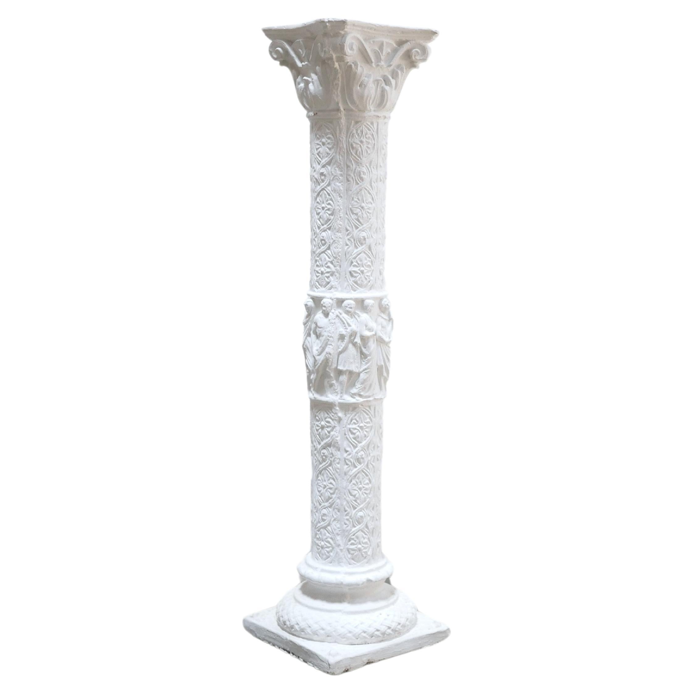 Old plaster column For Sale