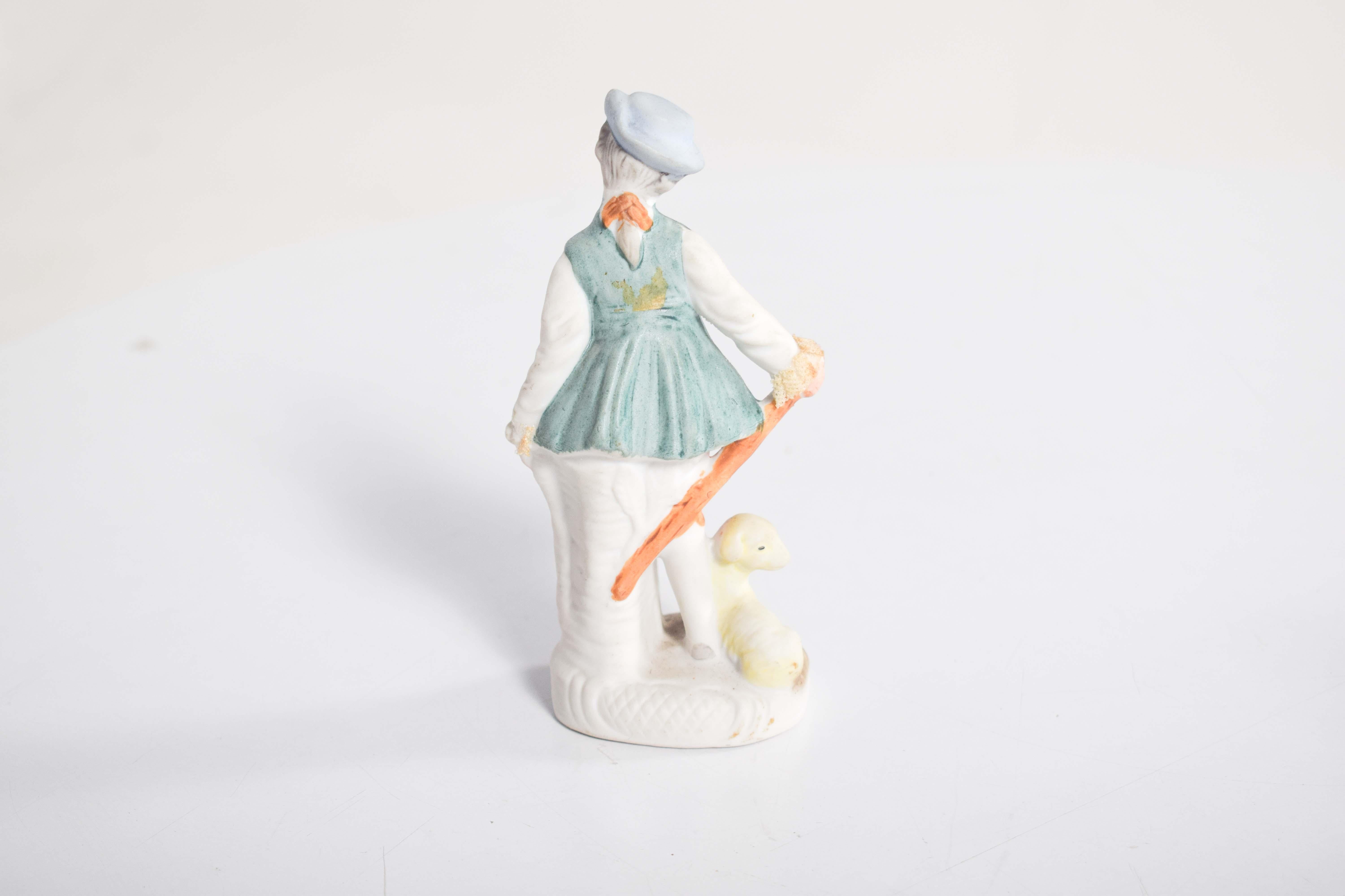 Old Porcelain Decorative Figures, Set of Four For Sale 4