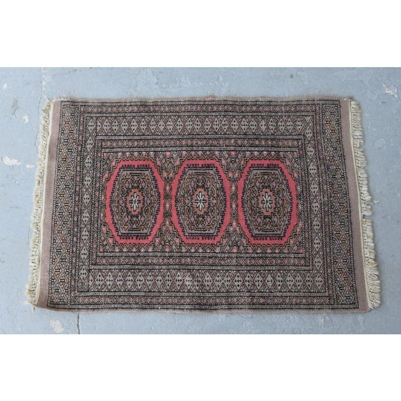 20th Century Old Prayer Rug in Fabric For Sale