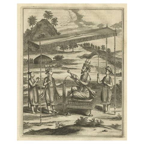 Old Print of Vishnu and the Fifth Incarnation, 1672