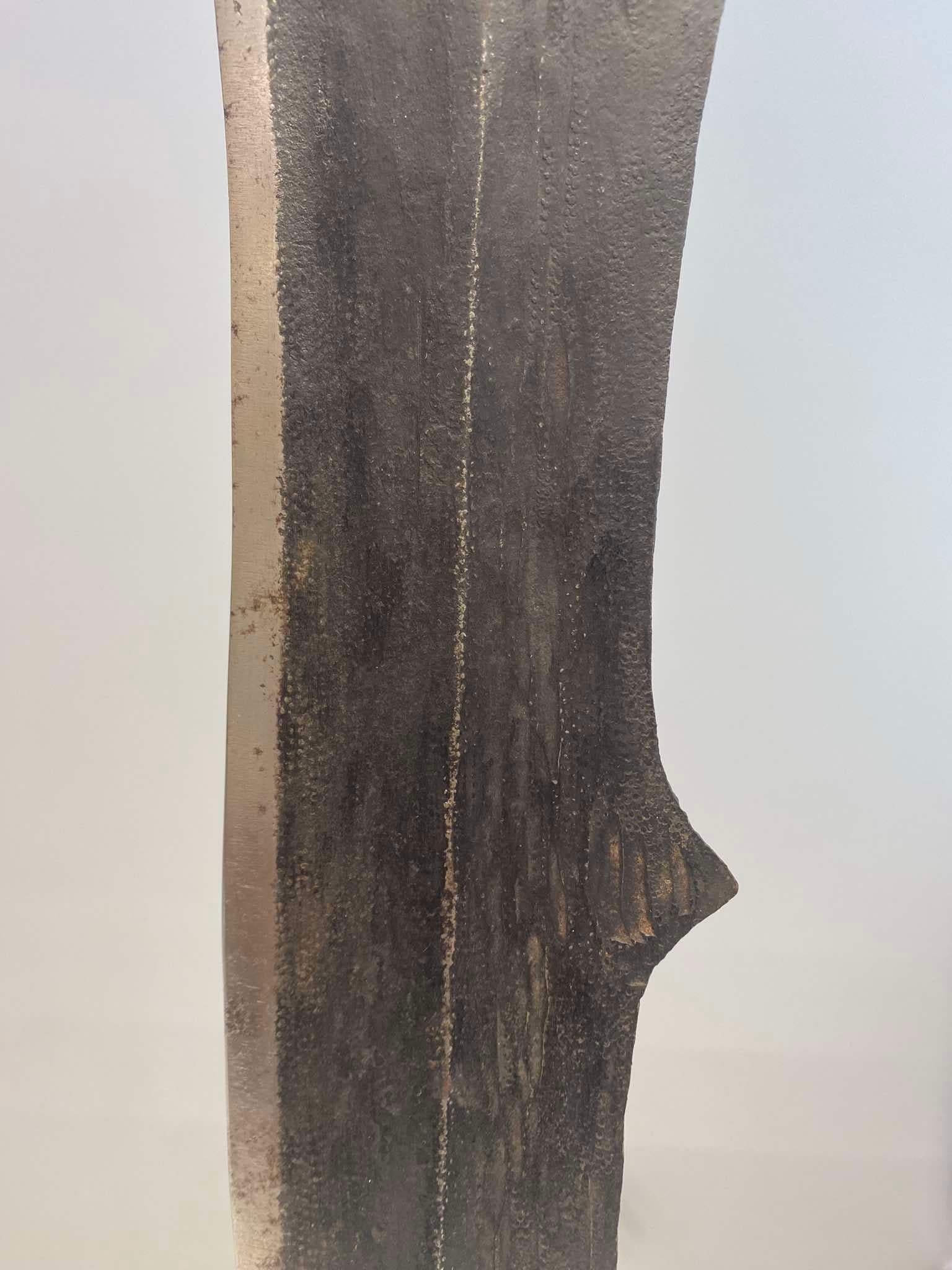 Old Rare Knife Tribe Lobala Nzombo Ngbaka Ngiri DR Congo 1880-1900 African Art For Sale 1