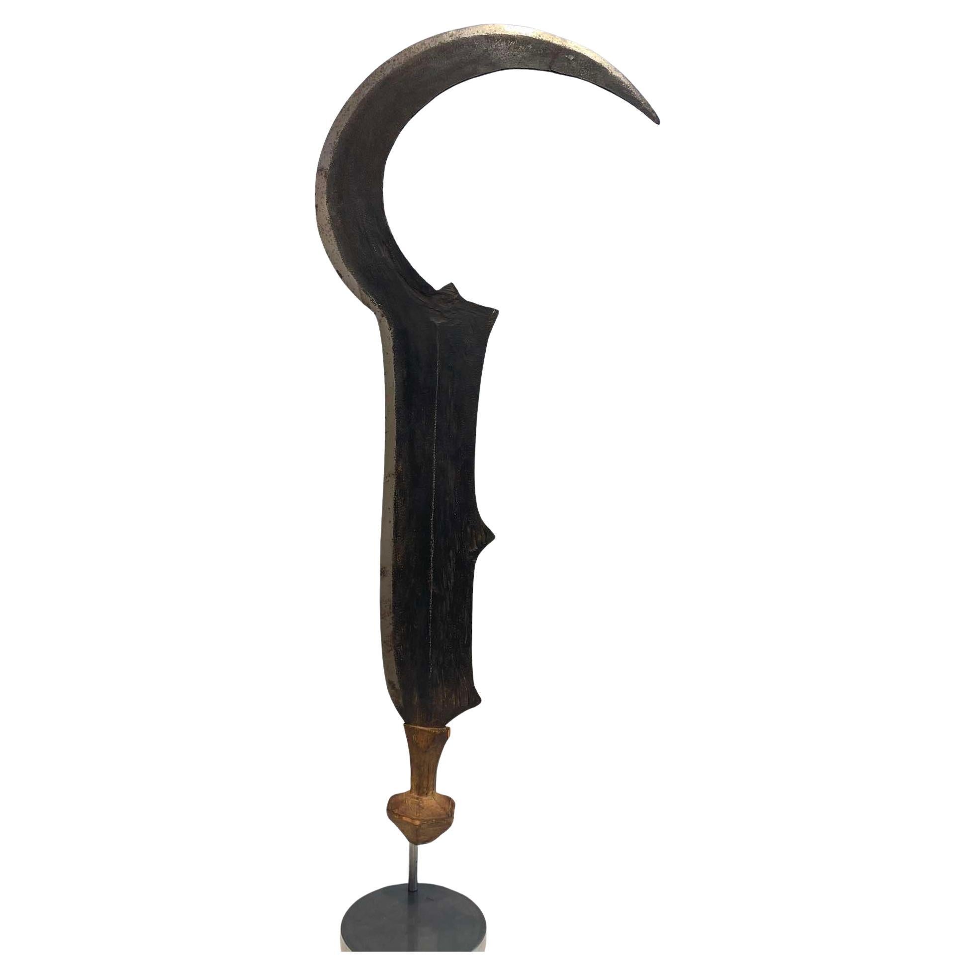 Old Rare Knife Tribe Lobala Nzombo Ngbaka Ngiri DR Congo 1880-1900 African Art