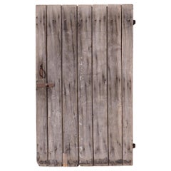 Vintage Old Reclaimed Rustic Elm Plank Door