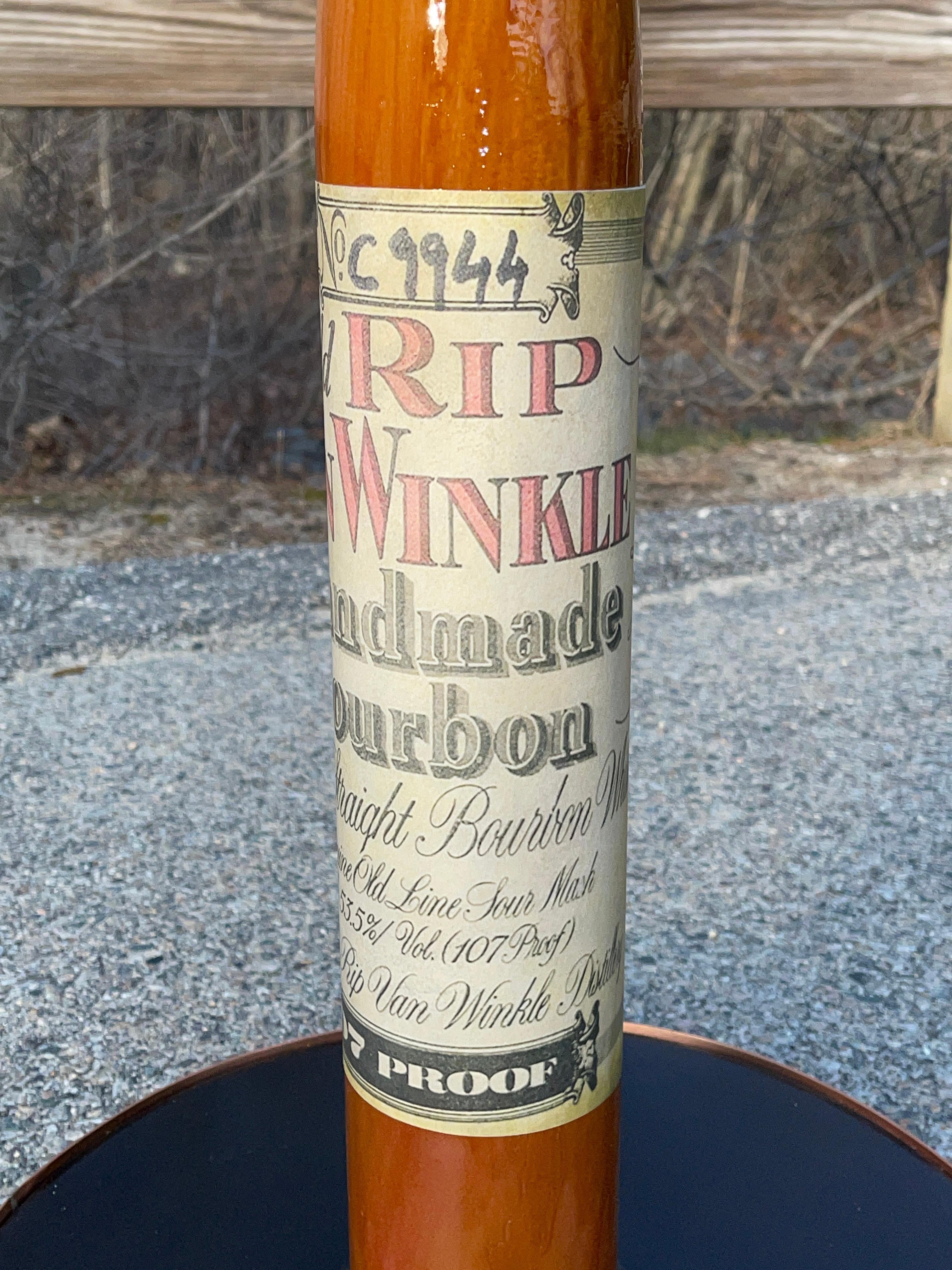 Old Rip Van Winkle Barrel Head Table For Sale 9