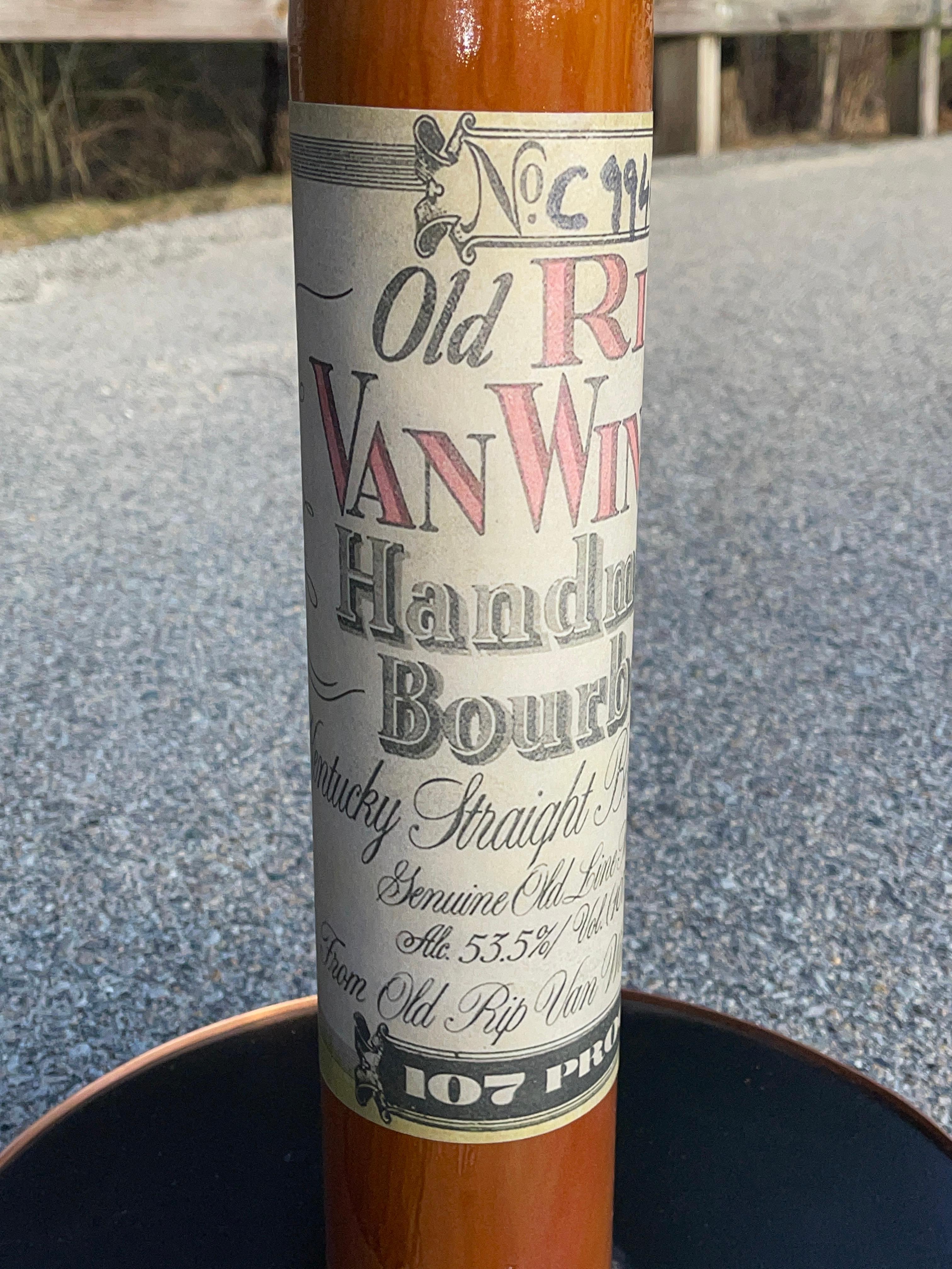 Old Rip Van Winkle Barrel Head Table For Sale 10