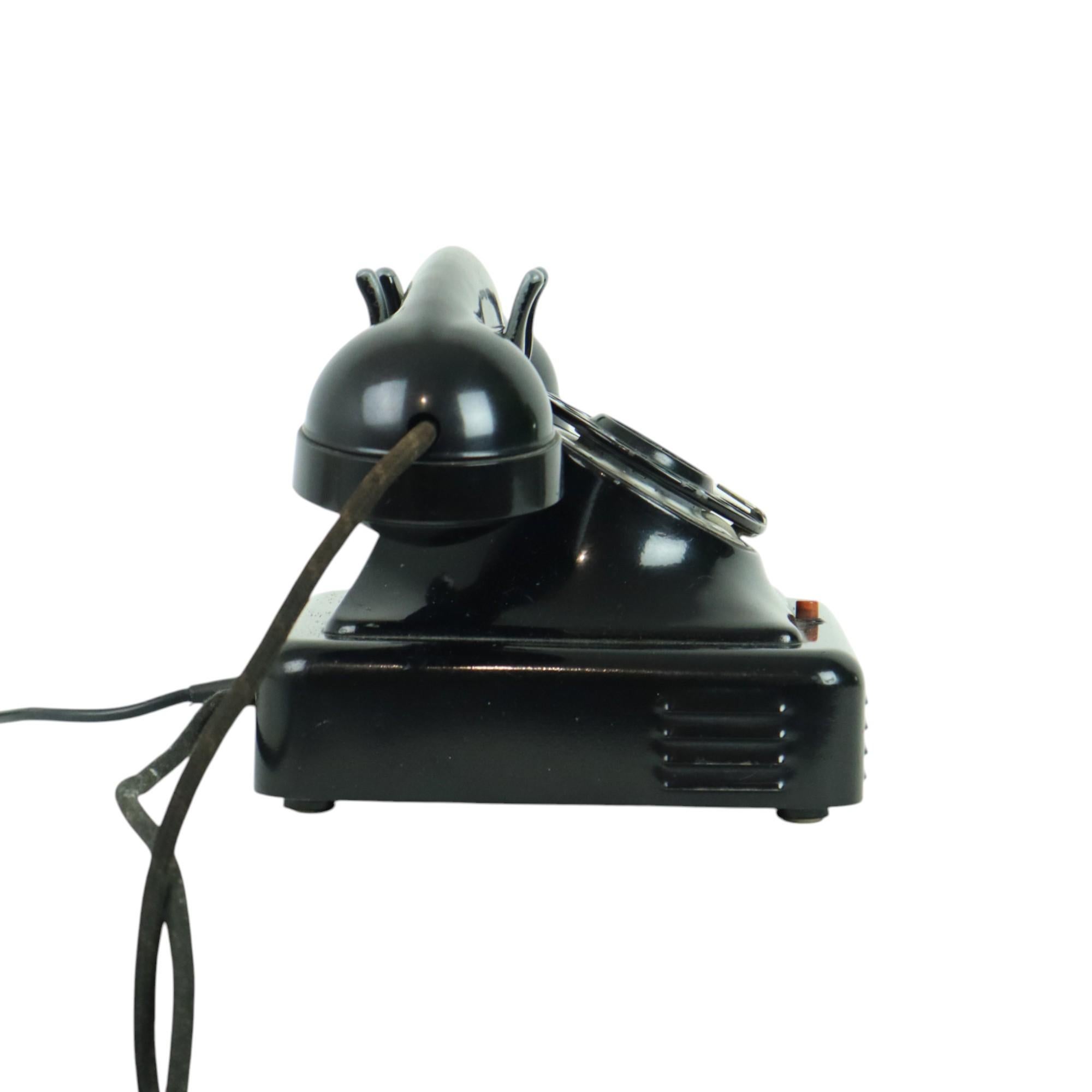 Altes Drehtelefon Bakelit Bell Telephone Company 1942 (Metall) im Angebot
