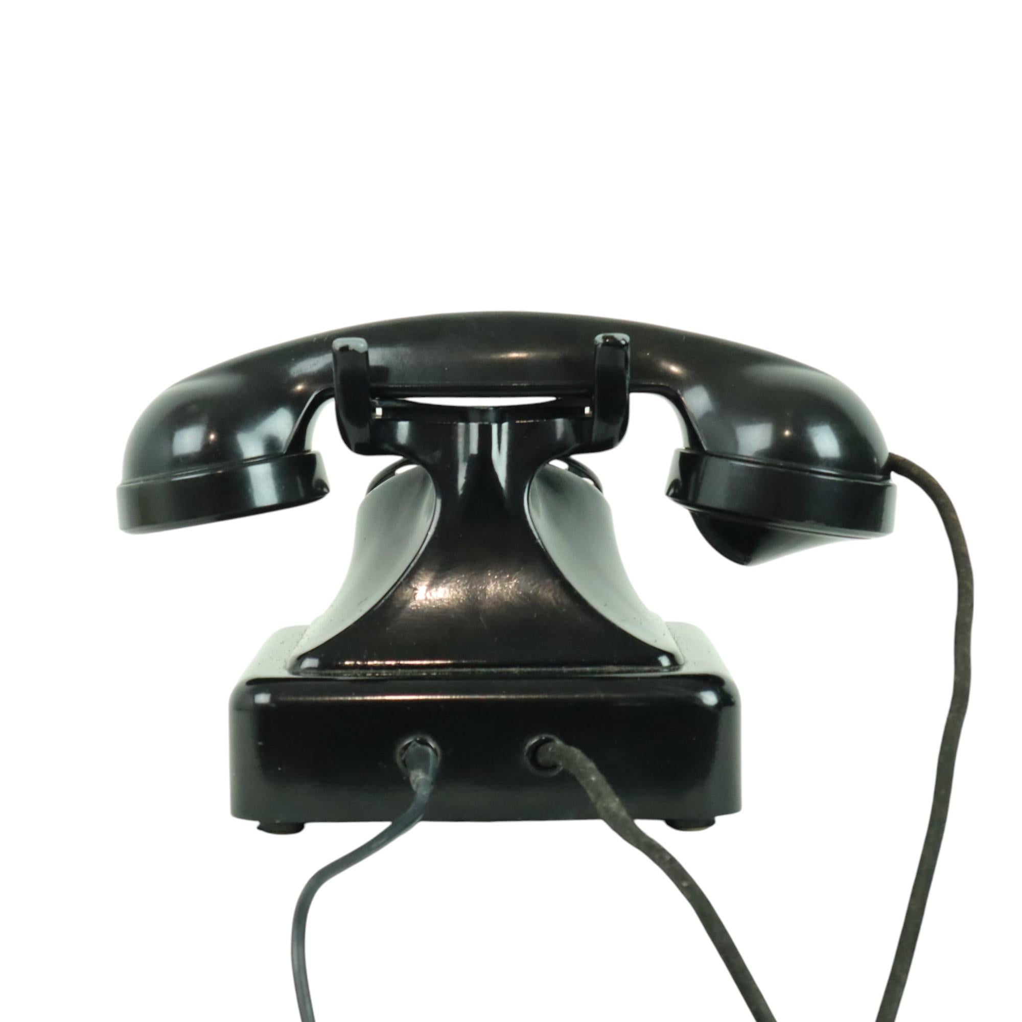 Altes Drehtelefon Bakelit Bell Telephone Company 1942 im Angebot 1