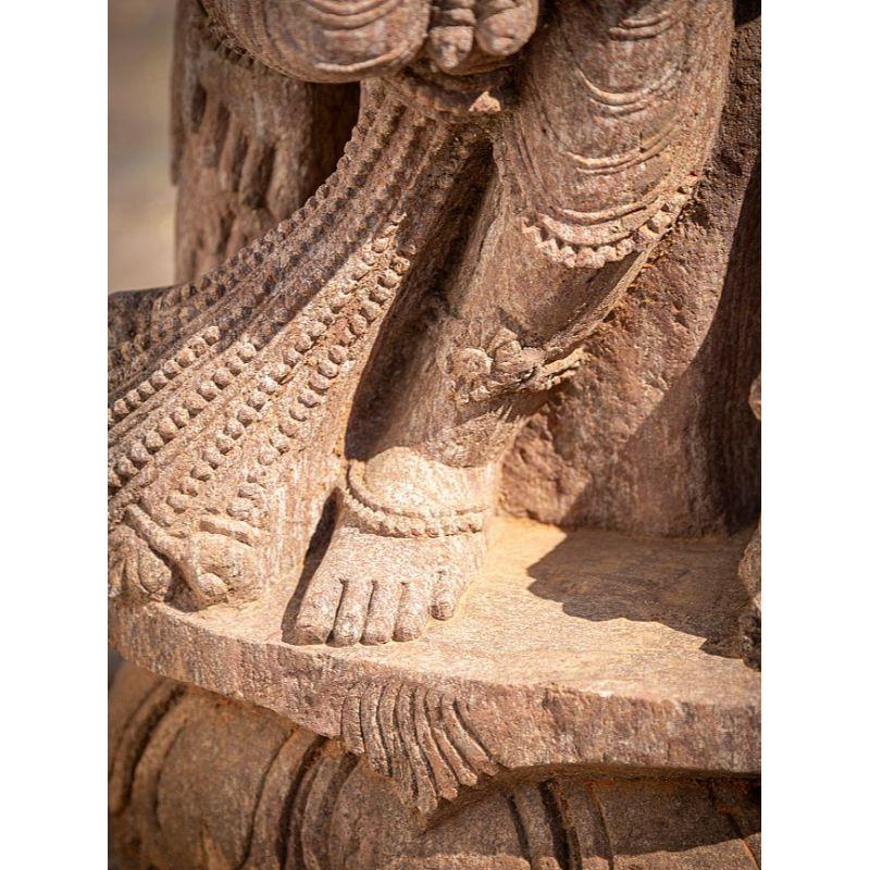 Old Sandstone Apsara Lady Statue from India 4