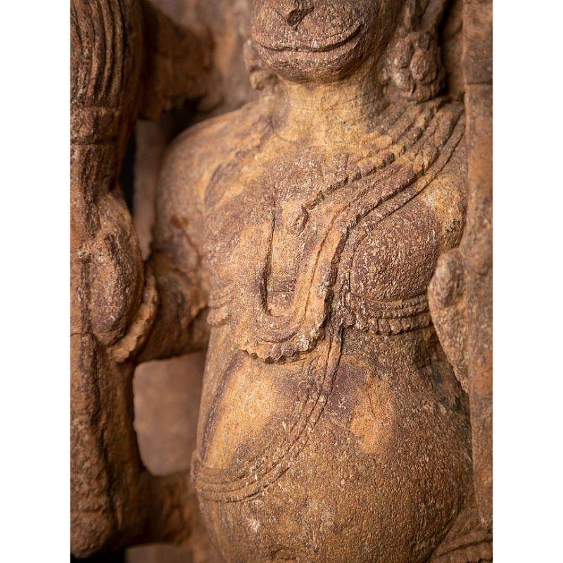 Old Sandstone Hanuman Statue from India For Sale 2