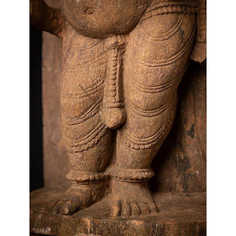 Old Sandstone Hanuman Statue from India For Sale 6
