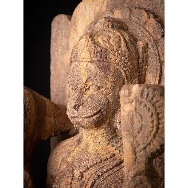 Indian Old Sandstone Hanuman Statue from India For Sale