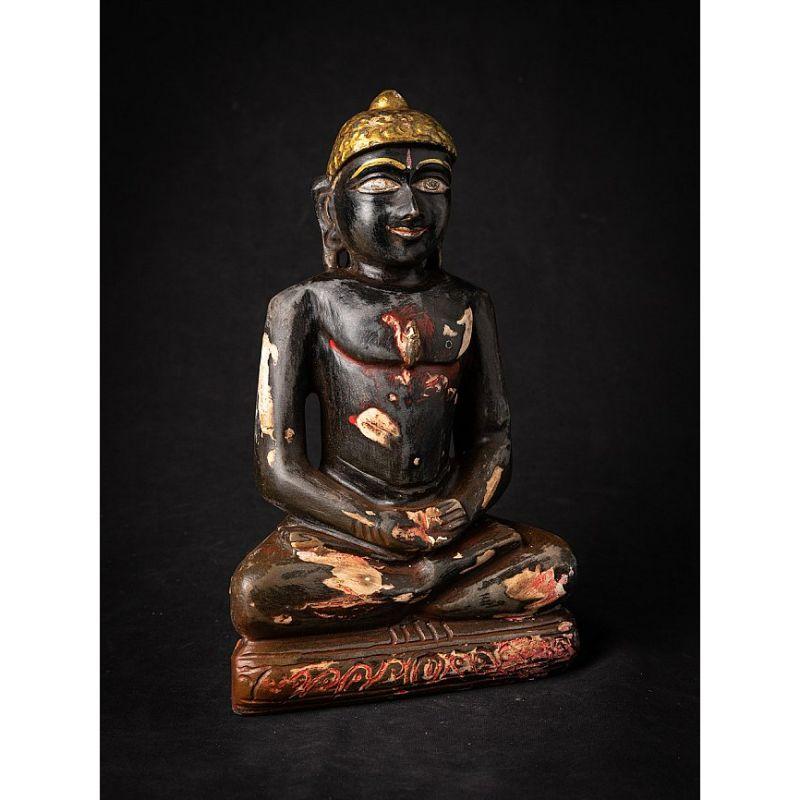 20th Century Old Sandstone Jain Statue from India