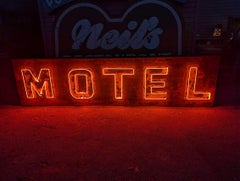 Old School 1940's / 50's NEON "MOTEL" Sign..Classic Font