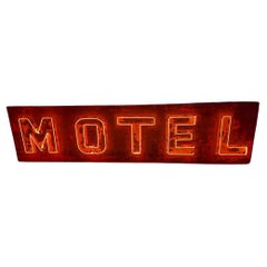 Old School 1940's / 50's NEON "MOTEL" Sign..Classic Font