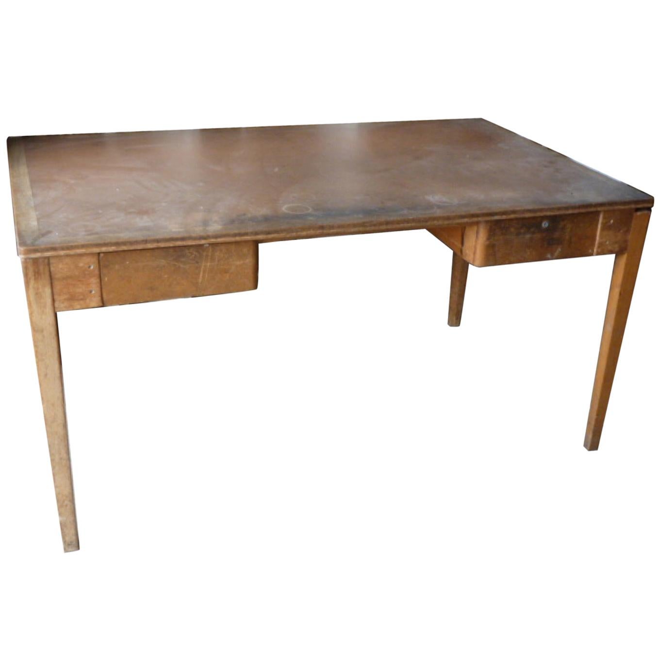 Old School Desk / Table, 20th Century For Sale at 1stDibs