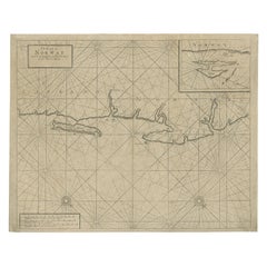 Carte des mers du nord de la Norvège, représentant également une partie de la Lapland et de la Russie, 1702