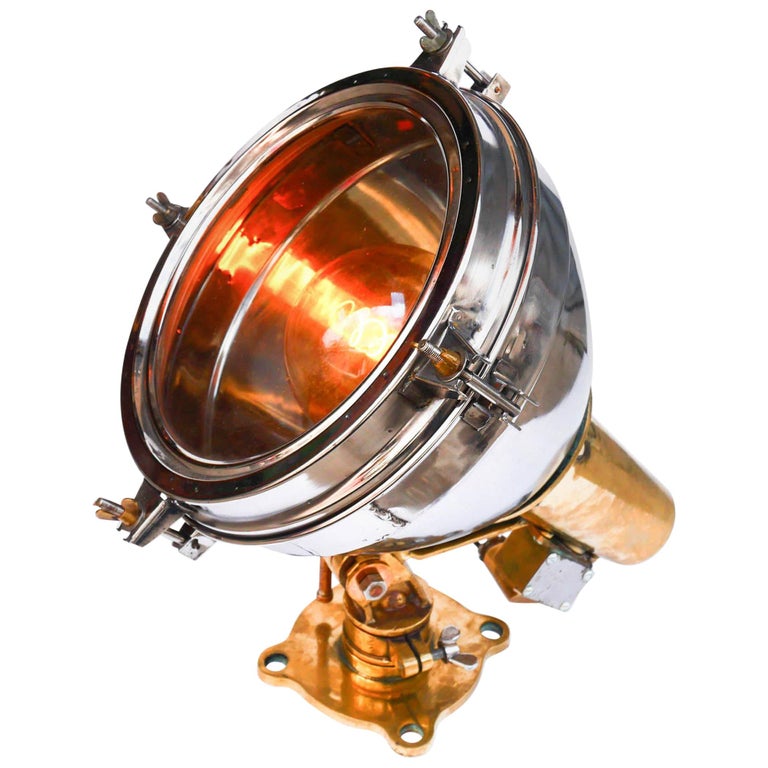 Old Searchlight English Navy, circa 19601969 For Sale at 1stDibs