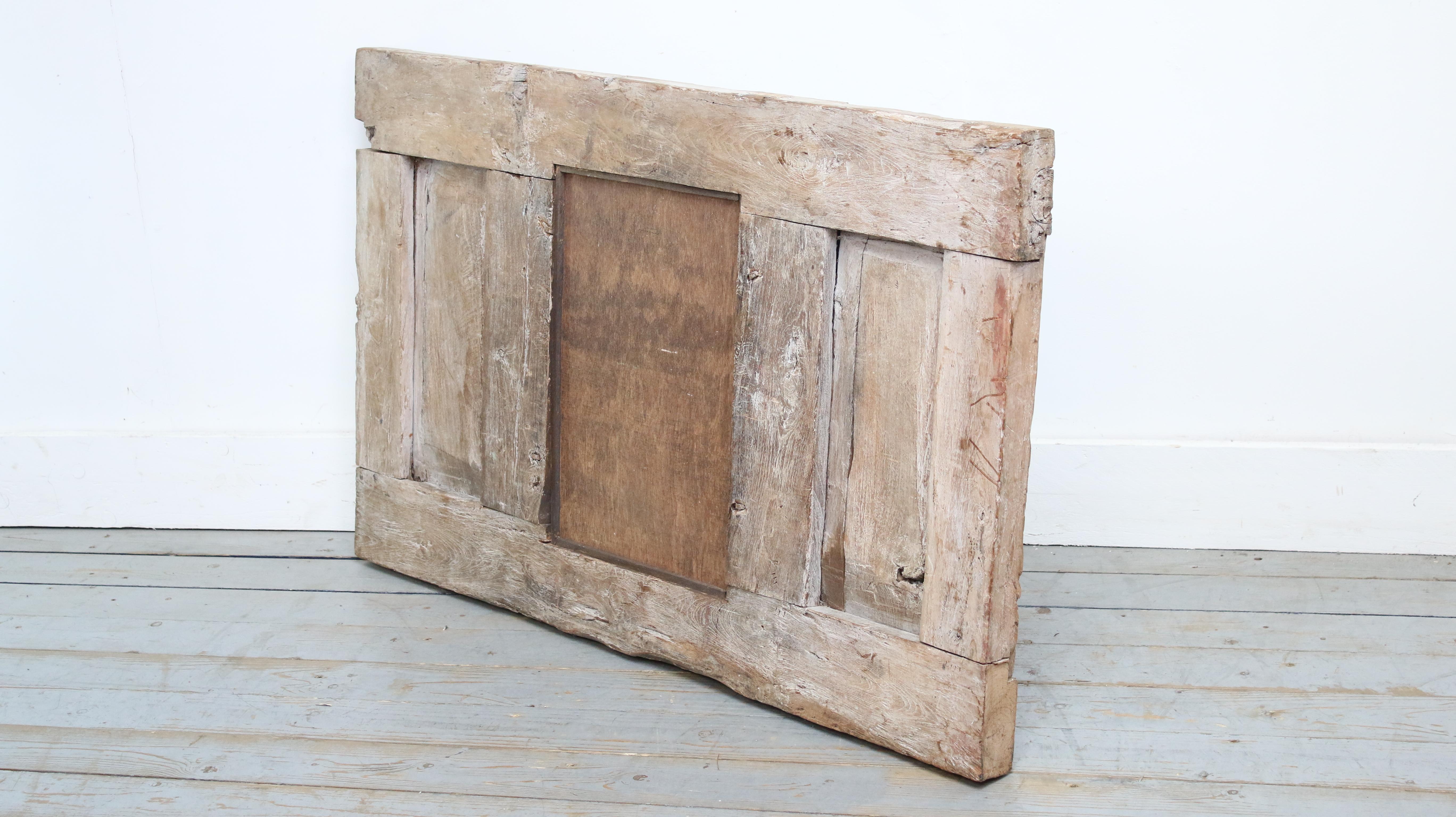 Old Set Architectural Salvage Back Drop Reclaimed Distressed Door or Hatch For Sale 5