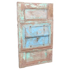 Vintage Old Set Architectural Salvage Back Drop Reclaimed Distressed Door or Hatch